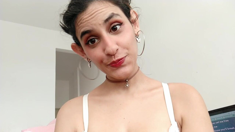Ms Candy Bunny: Sperma für mich, herausforderung - domina-clip