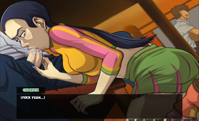 Hentai World: Witch hunter suck under table in restaurant