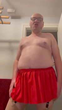 My New Cheerleading Skirt