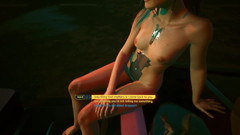 LewdArcade: Cyberpunk 2077 adegan seks rogue - adegan seks melepuh cinta [18+] permainan lucah