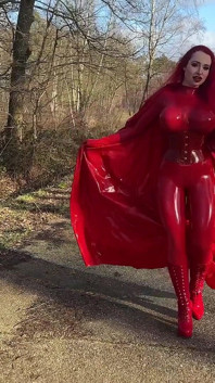 Latex siêu anh hùng miss fetilicious