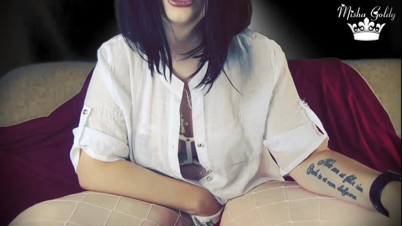 Goddess Misha Goldy: For my obedient good boy! Your cock is mine - wank...