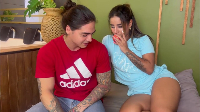 Naty Delgado: 何だって!!義理の妹と浮気したな!別れようかとも思いましたが、私はスリーサムの方が好きでした!