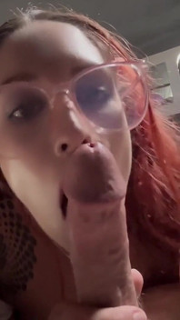 Nerdy Alt College Babe in a Mini Skirt Gets the Creampie She Deserves
