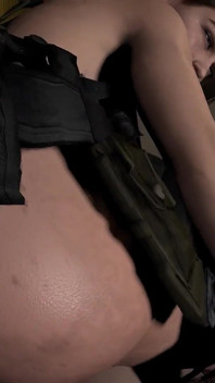 Jill Valentine В Ночном Звонке Попкой