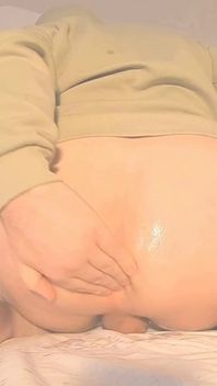 Femboy Butt Oiled, Spanked and Stretched