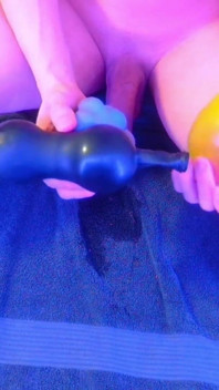 Halloween Vibes with Huge Monster Eggs Inside My Ass