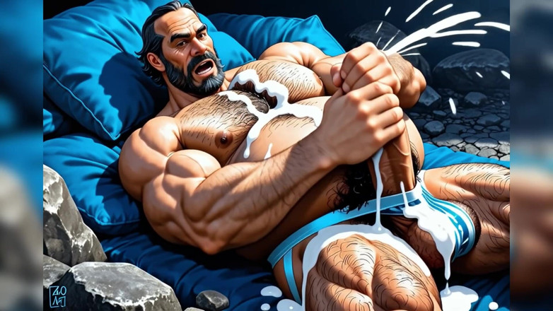 Gayming: 대물 자지 솔로 자위