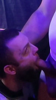 Risky BJ at Halloween Party While People Were Watching