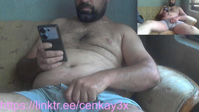 CenkAy: मर्दाना भालू डैडी लाइव थे