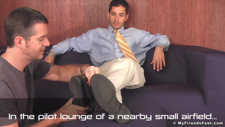 My friends feet: Junior Executive Josh Has His Socks &amp; Feet Worshiped