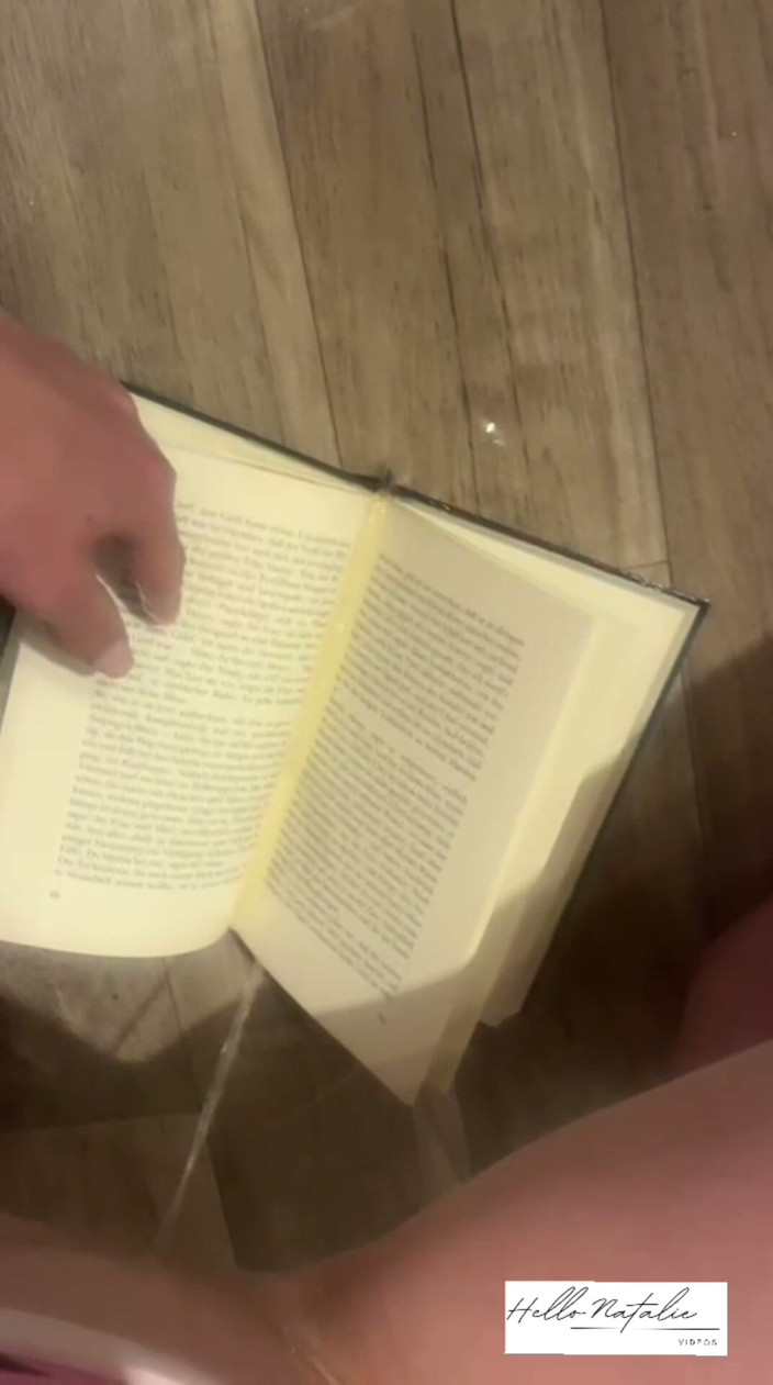 HelloNatalie: Pissing: Full Beam on the Pages: Book Unrestrainedly Peed Full