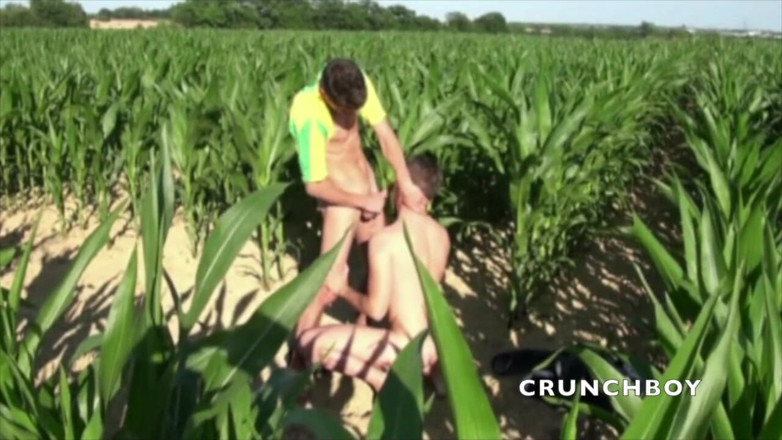 Crunch Boy: Cadela fuccked por francês twink em exhib corner field