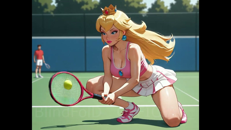 Blindfold official: Princess Peach