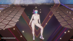 3D-Hentai Games: MMD Aespa - Сексуальный стриптиз Supernova Akali, Лига легенд без цензуры, хентай