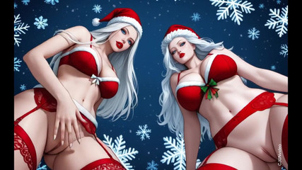 Hot girl dancing: La sexy posa di babbo natale in versione NSFW (animazione)