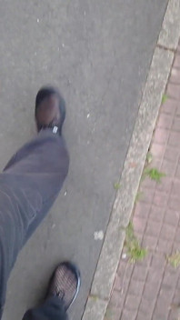 Mijn speciale schoenen tijdens het winkelen