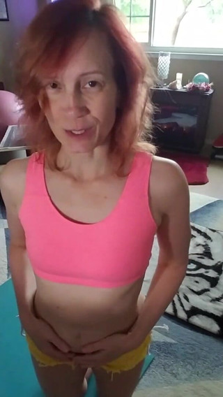 Aurora Willows: Workout with kens gift yellow shorts