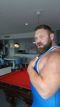 Jack impilato - dominante papà wrestling single si spoglia e dice porcate