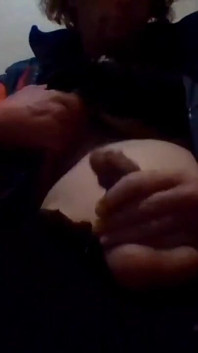 Stroking My Thick Girldick, Wearing My Coat