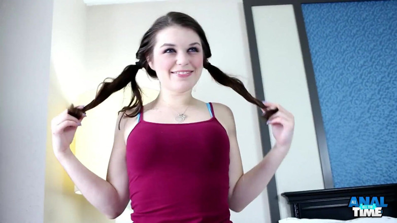 All Anal All the Time: Anastasia Rose creampie my teen ass!