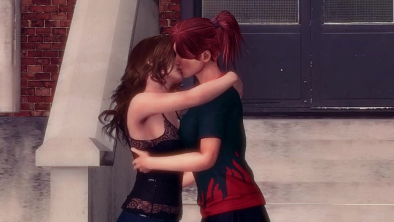 The animation shot: Lembah lesbian episode 4: pemandangan dari lemari