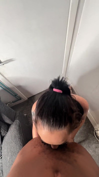 POV BBC Deepthroat Blowjob