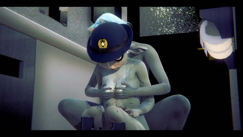 HentaiTubes: Hentai berbulu - Judy Rabit dikongkek dalam tandas - anime manga Jepun...