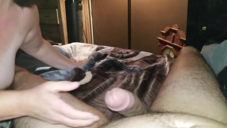 SexyNEBBW: Sexy BBW squirts all over cock and laps up cum