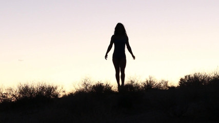 Pervy Studio: Sunset body posing