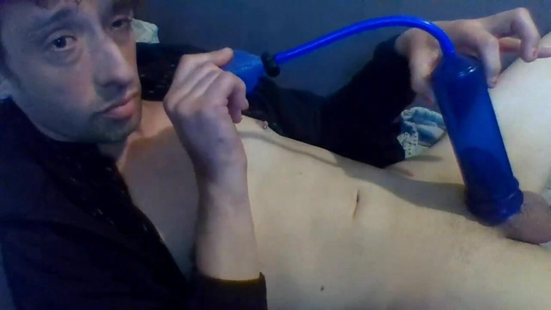 LilTaste: Vaping &amp; Using Phallus (penis) Pump and Sexsleeve to Stroke Myself
