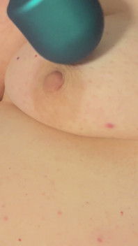 Orgasming Using My Toy on My Tits & Pussy