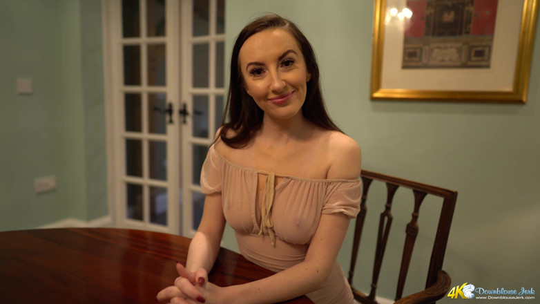 DownblouseJerk: Sophia Smith - ex-esposa com tesão