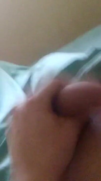 (no Masturbating) Transwoman Playing with My Pre-op Clit