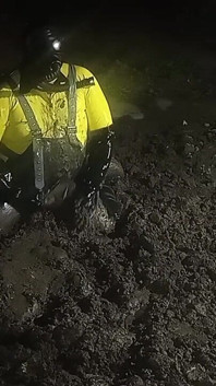 Latex High-vis Worker Drone Mud Fuck