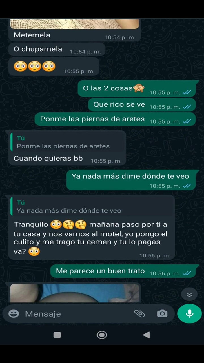 Mexicasero: Veros hure, die freundin meiner freundin, schickt mir eine nachricht