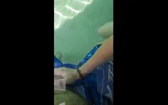Giving the Poolboy a Handjob