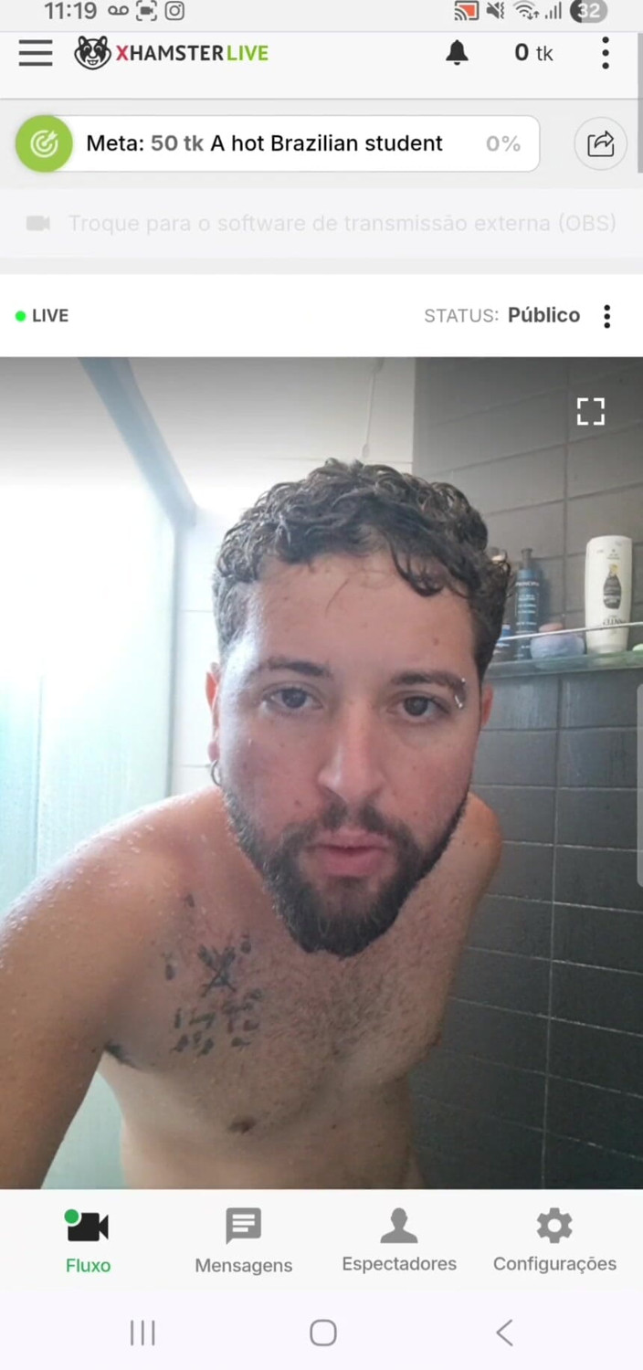 Marcosninfo: 처음으로 샤워실 생활을 했고 칭찬을 받았어요