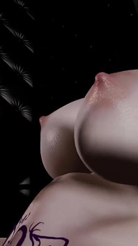 3D geile slet bbw hete milf stripper naakt haar perfecte lichaam werd zo hard geneukt