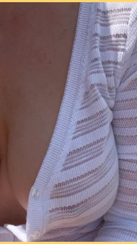 Wifey Loves to Be Braless in Public