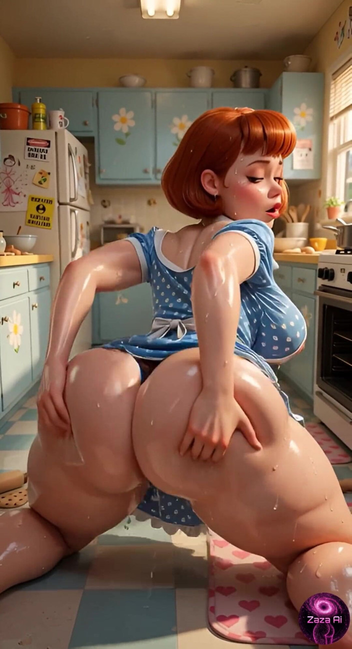 ZaZa Ai: Traviesa MILF En La Cocina
