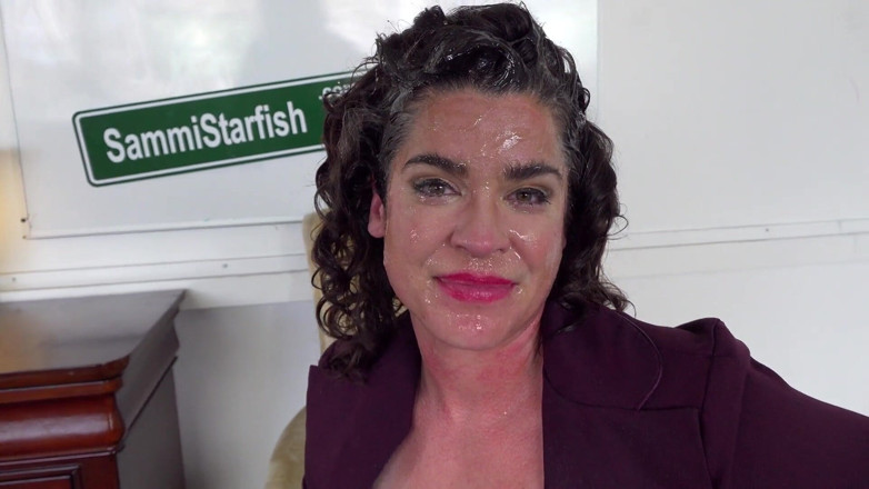 Sammi Starfish: Stepmom's career day face fuck