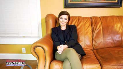 Brand New Amateurs: BrandNewAmateur - Beautiful Kylie gets naked and sucks cock for fake...