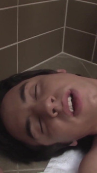 Exclusive video Bareback: Amazing anal fuck in the bathroom with two horny sexy gays