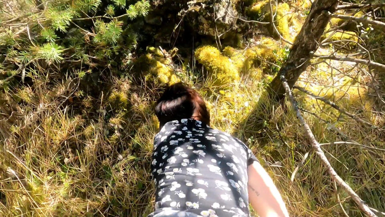 Alice Drake: Fucking with a Dildo Outdoors