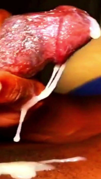 I can't believe he did this! Big black gay big dick amateur BBC cum load pt 24