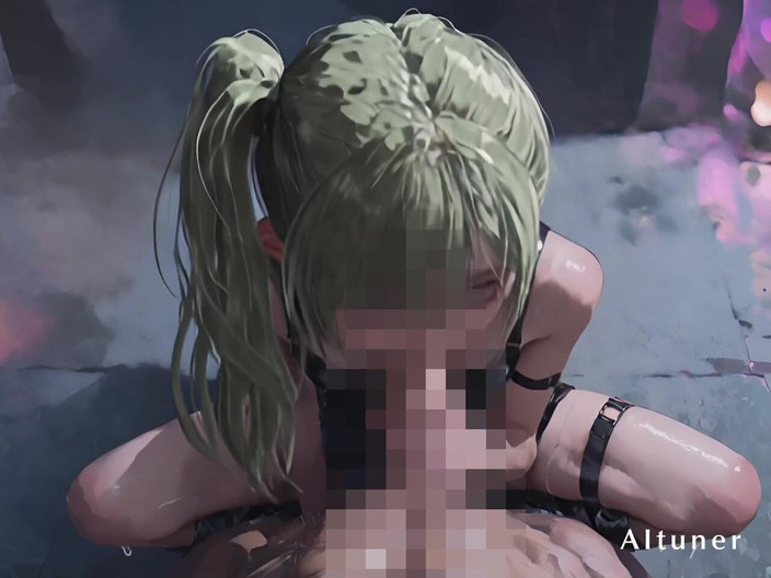 AItuner: Smaragdgrüne Zwillingsschwänze, schwarzes Halsband – übernimm die Kontrolle über die Nacht und bleib...