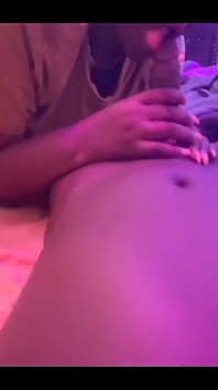 BBW Blindfold Deep Throat Blowjob