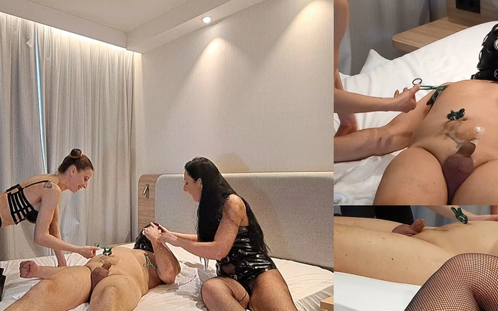 Lady Luciana Di Domizio: Your Slaveballs Belong to Both of Us