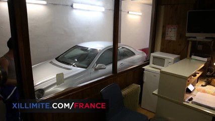 Made In France: Hot blonde seduces the guy washing her car